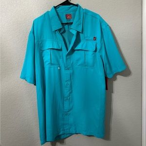 Men’s NWT Red Hook Lure Fishing Shirt Sz XL